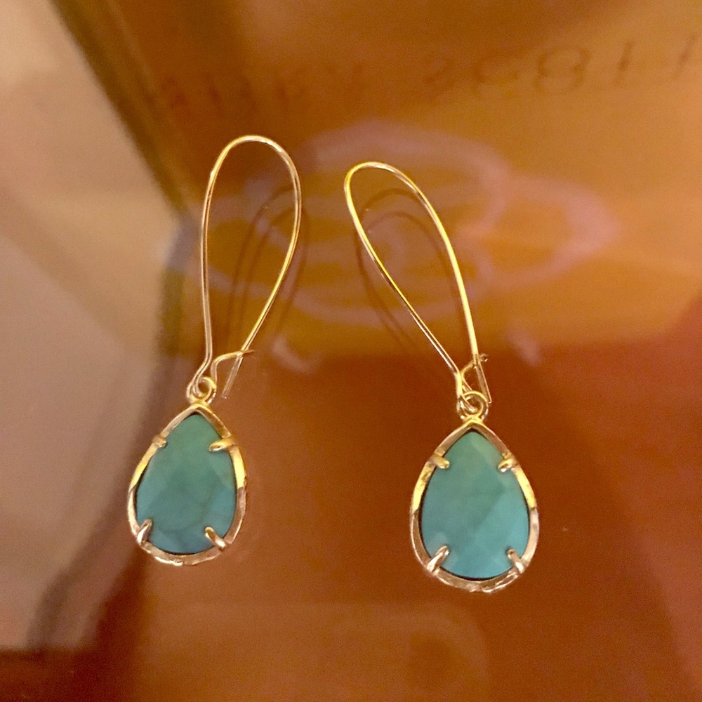 Kendra Scott Dee turquoise earrings